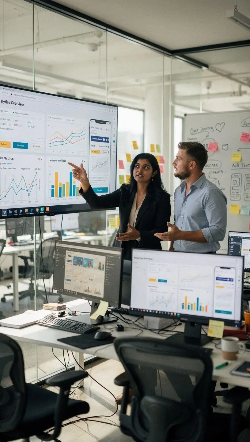 Analyzing data insights for website growth opportunities